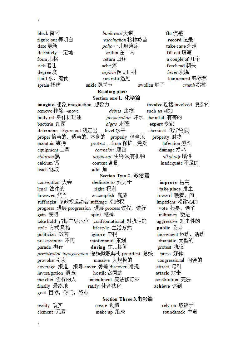 SLEP词汇目录第7页