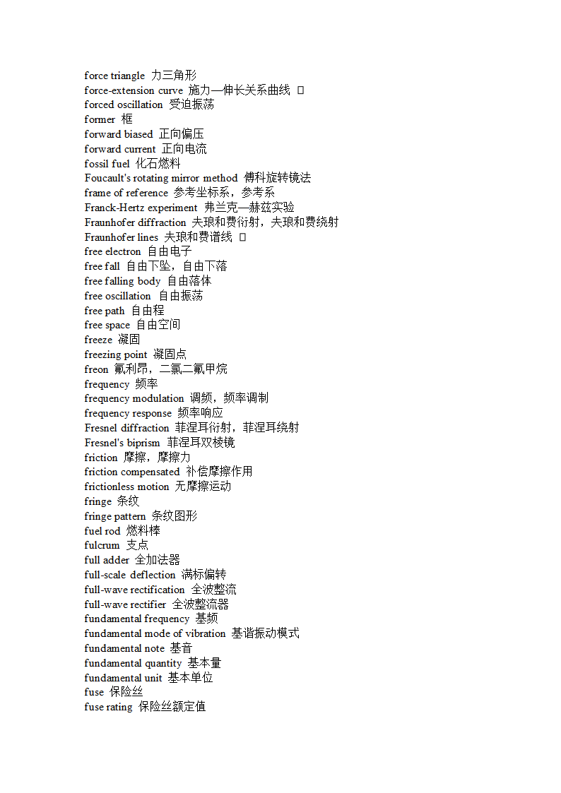 常用物理词汇第22页