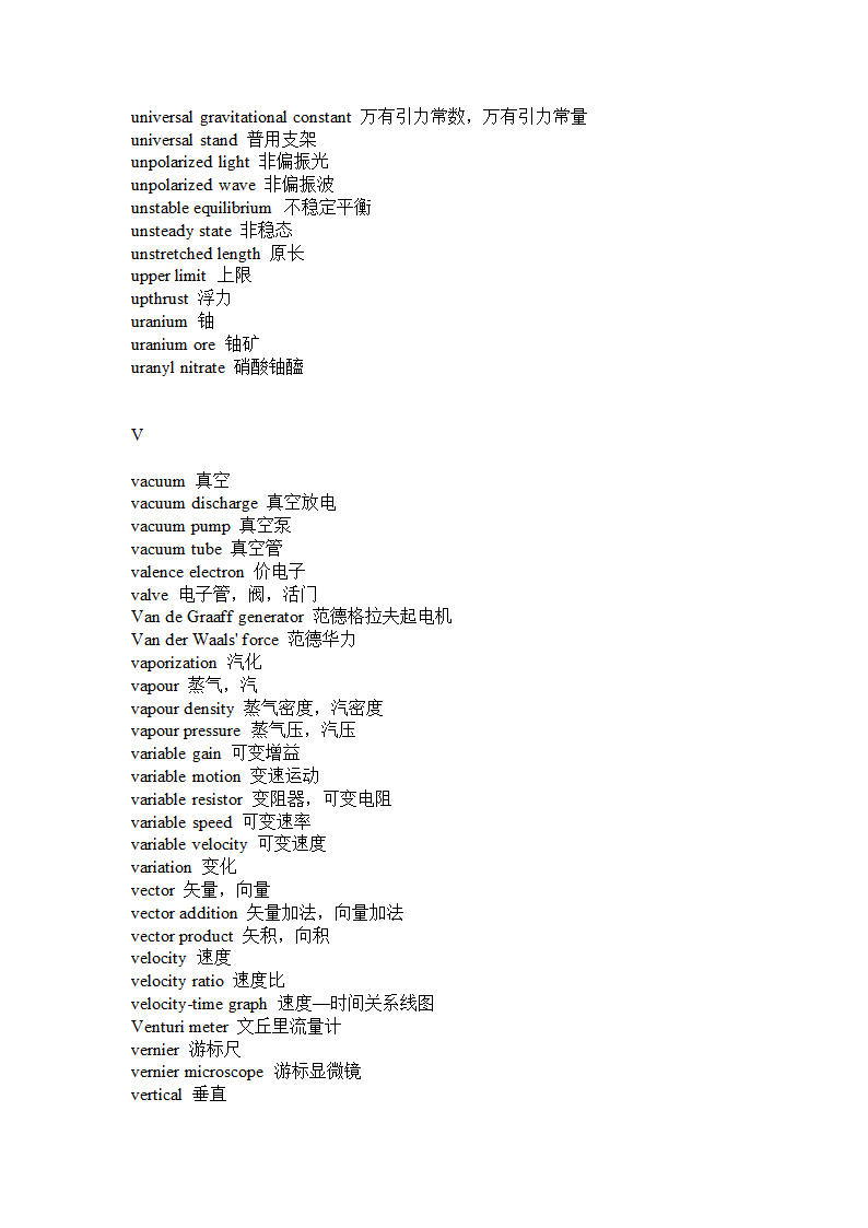 常用物理词汇第56页