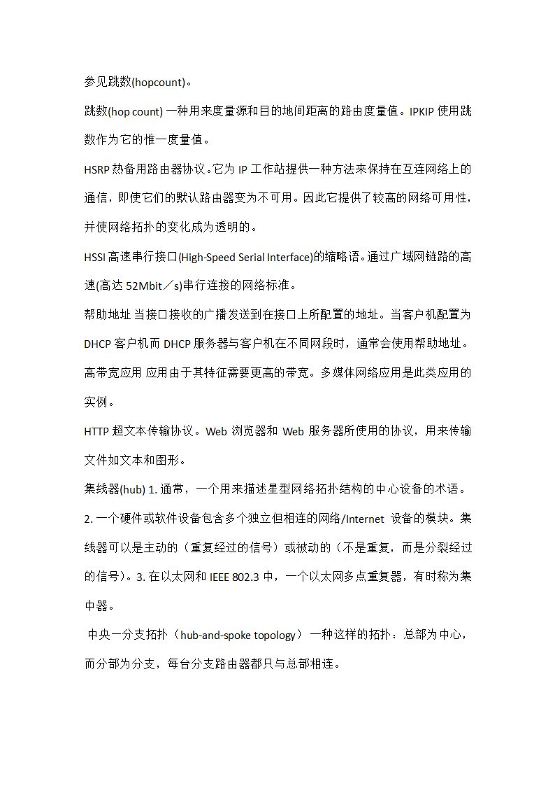 CCNA 常用单词第24页