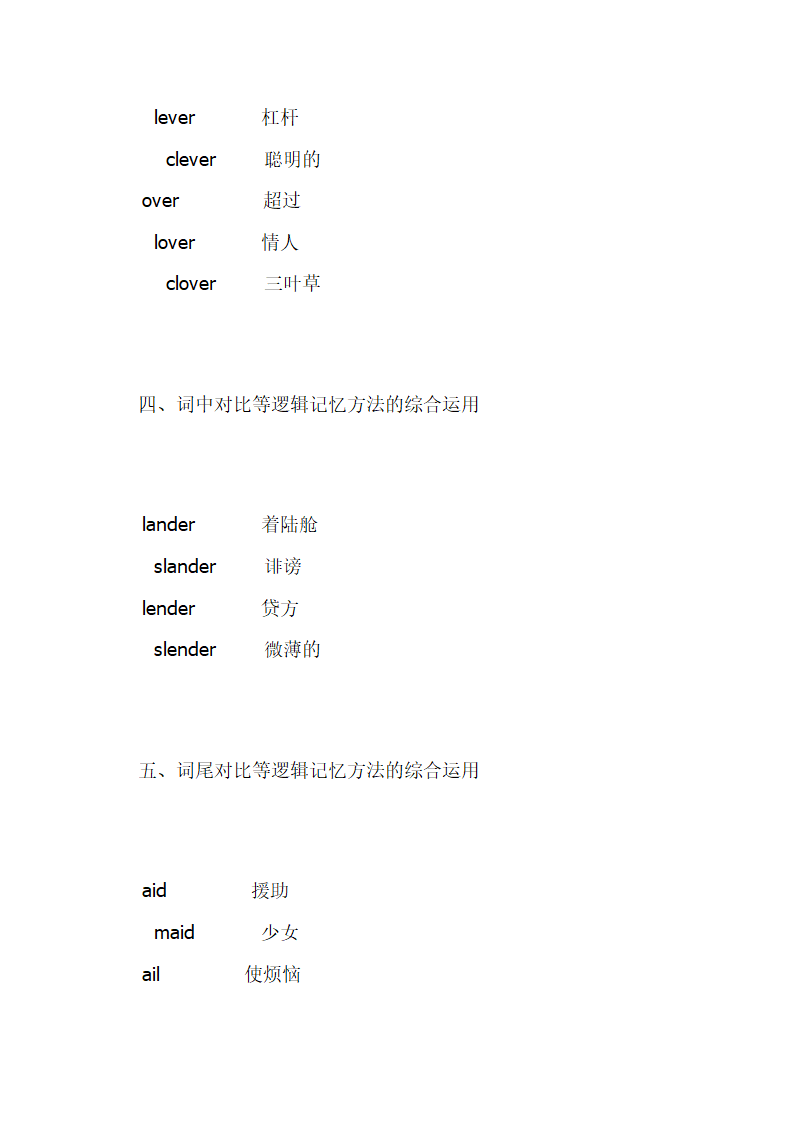 单词记忆法大全第27页