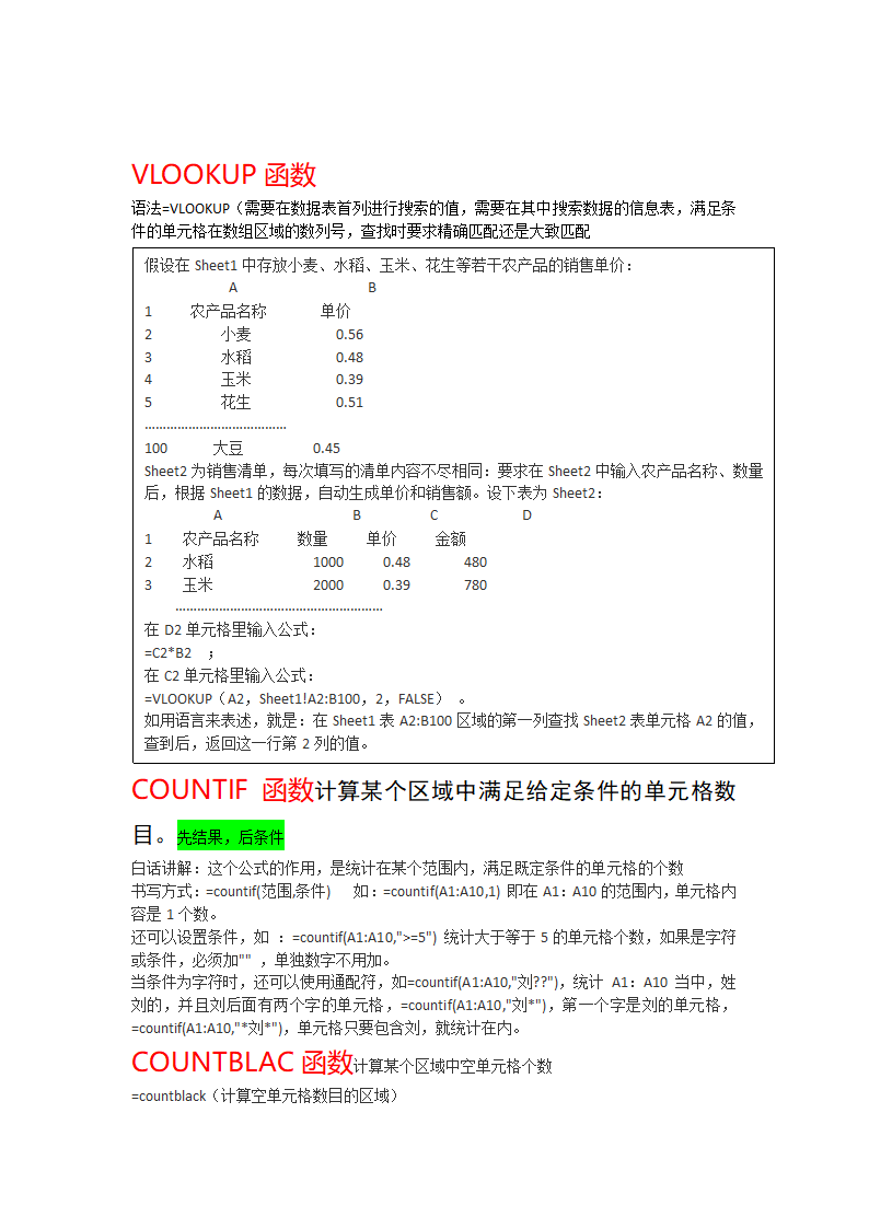 高级办公函数第2页