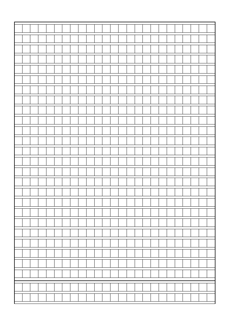 格子信纸模板 (2)第1页