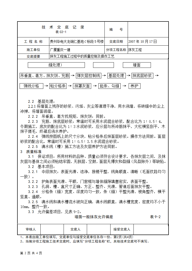 抹灰工程施工质量控制及操作工艺.doc第2页