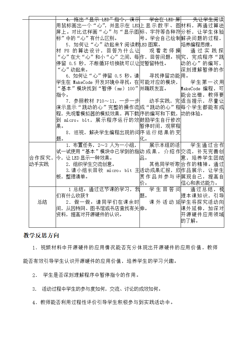 闽教版（2020）八年级信息技术下册 第1课《初识开源硬件及其开发环境》 教案（2课时）.doc第6页