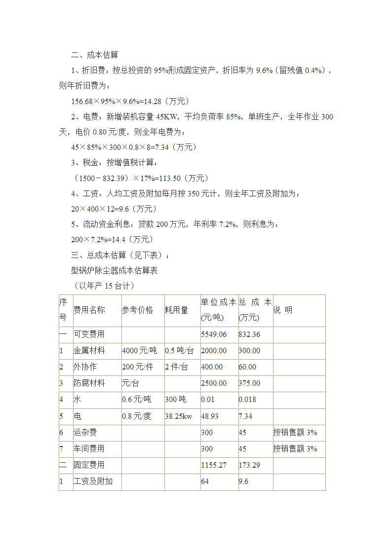 开发燃煤锅炉袋除尘器可行性分析方案.doc第6页