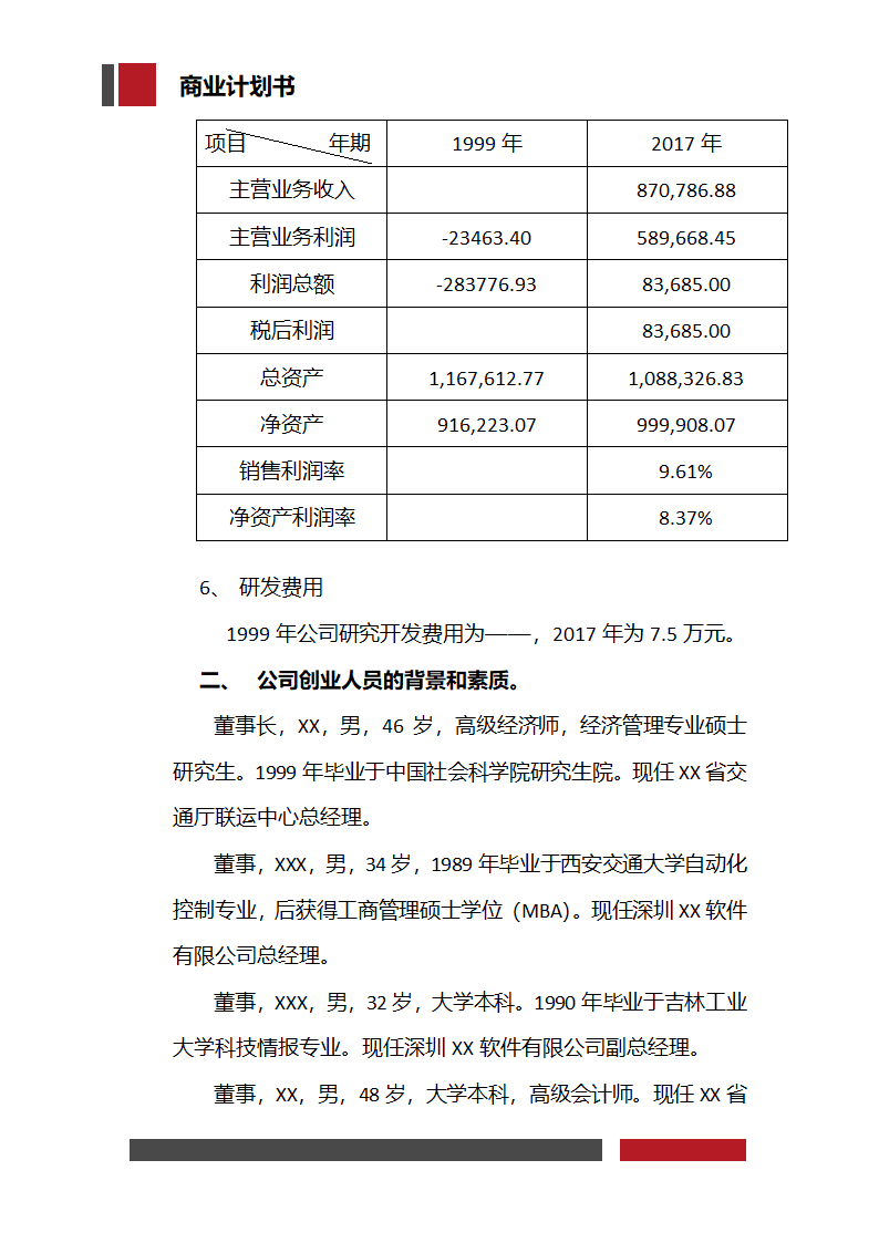 信息科技技术公司商业计划书.docx第9页