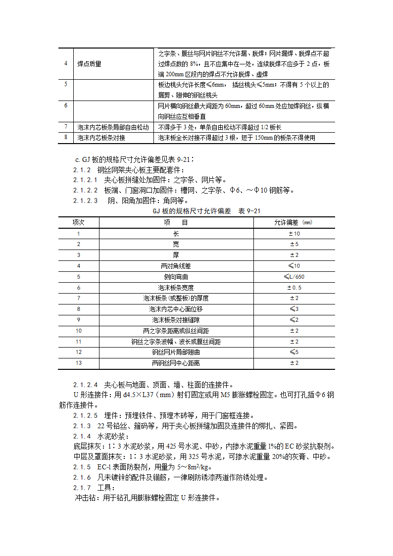 钢丝网架水泥夹心隔墙施工工艺.doc第2页