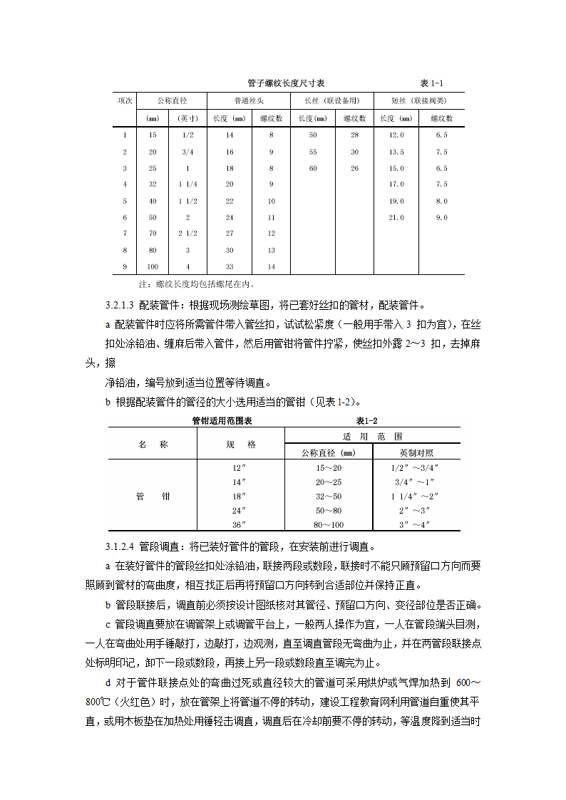 暖卫设备及管道安装基本工艺标准.doc第3页