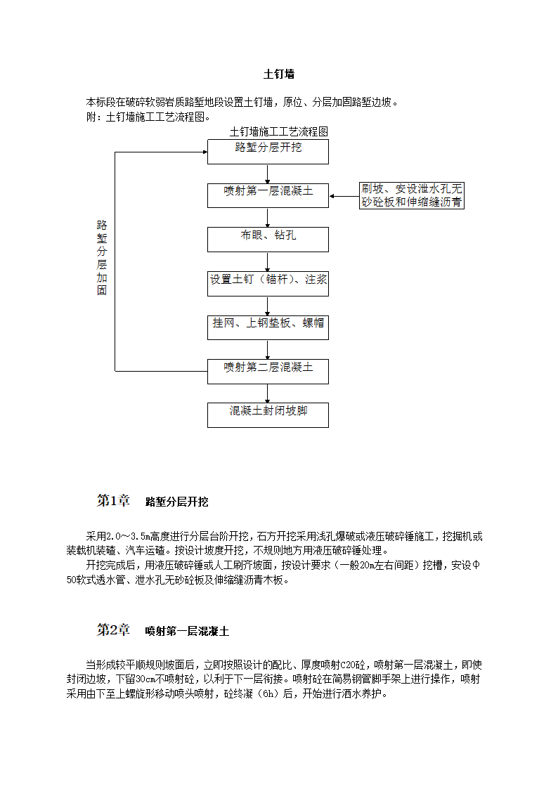 土钉墙工艺流程.doc第1页