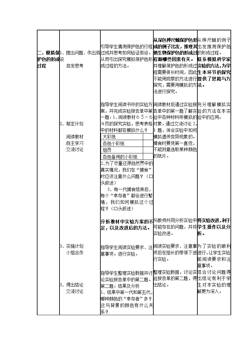 人教版八年级生物下册第七单元第三章第三节 生物进化的原因教学设计.doc第4页