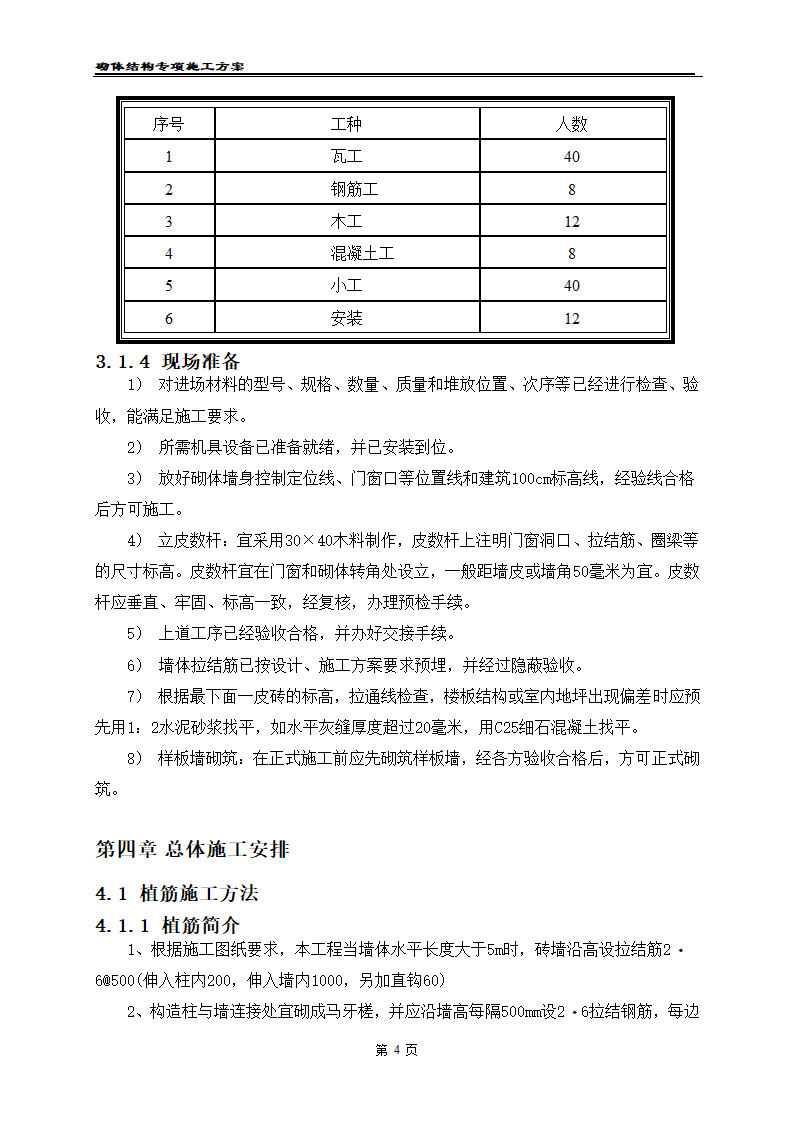 凯里经济开发区工业职业技术学校二期工程 砌体工程施工方案.doc第6页