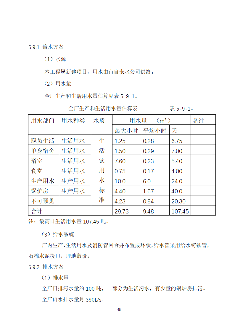 万吨饲料厂建设项目可行性报告.doc第48页