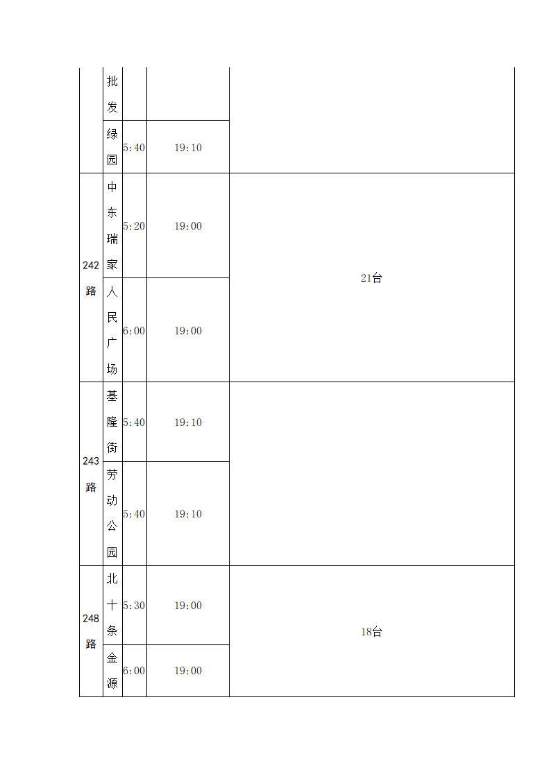 长春首末班车时间表第16页