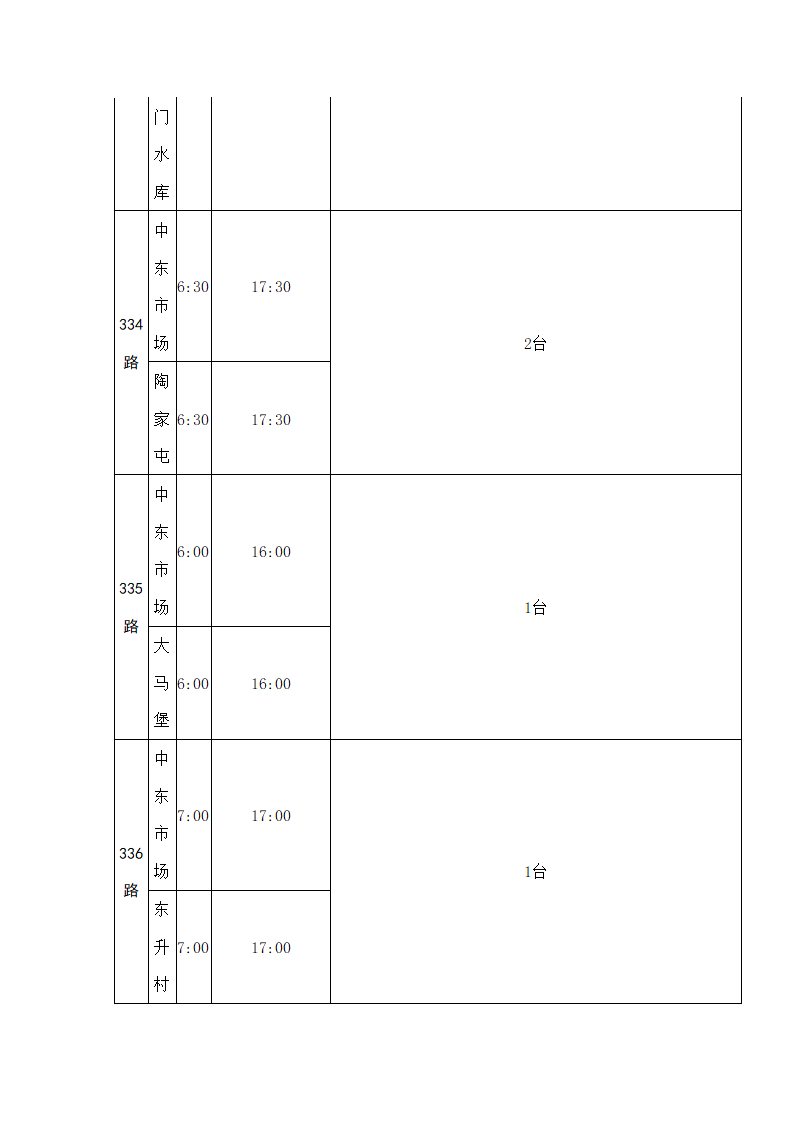 长春首末班车时间表第29页