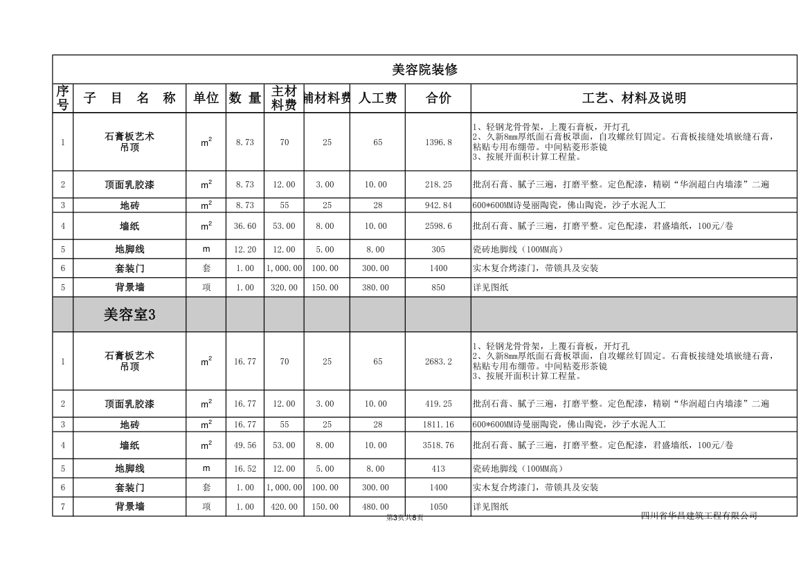 美容院报价1第3页