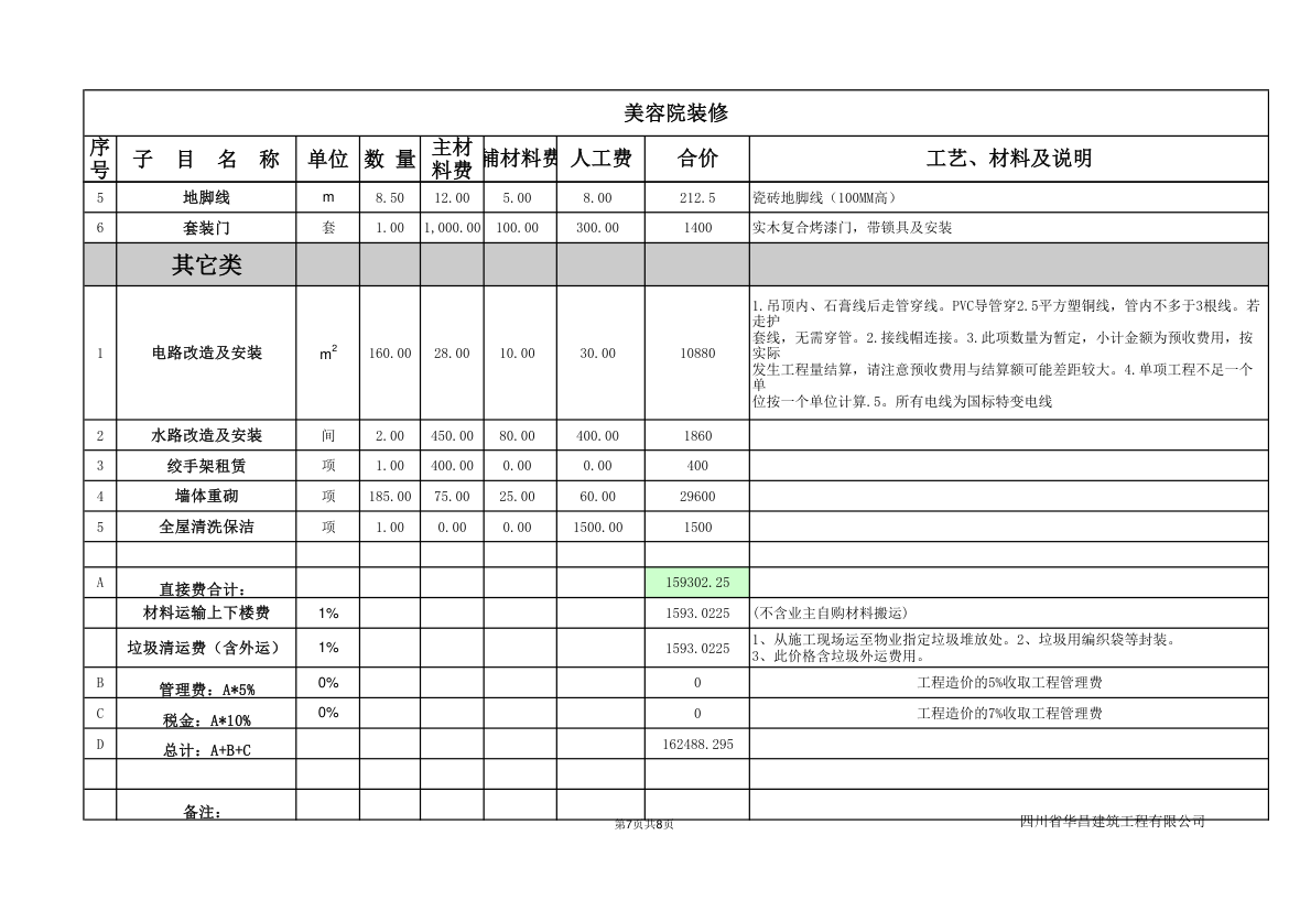 美容院报价1第7页