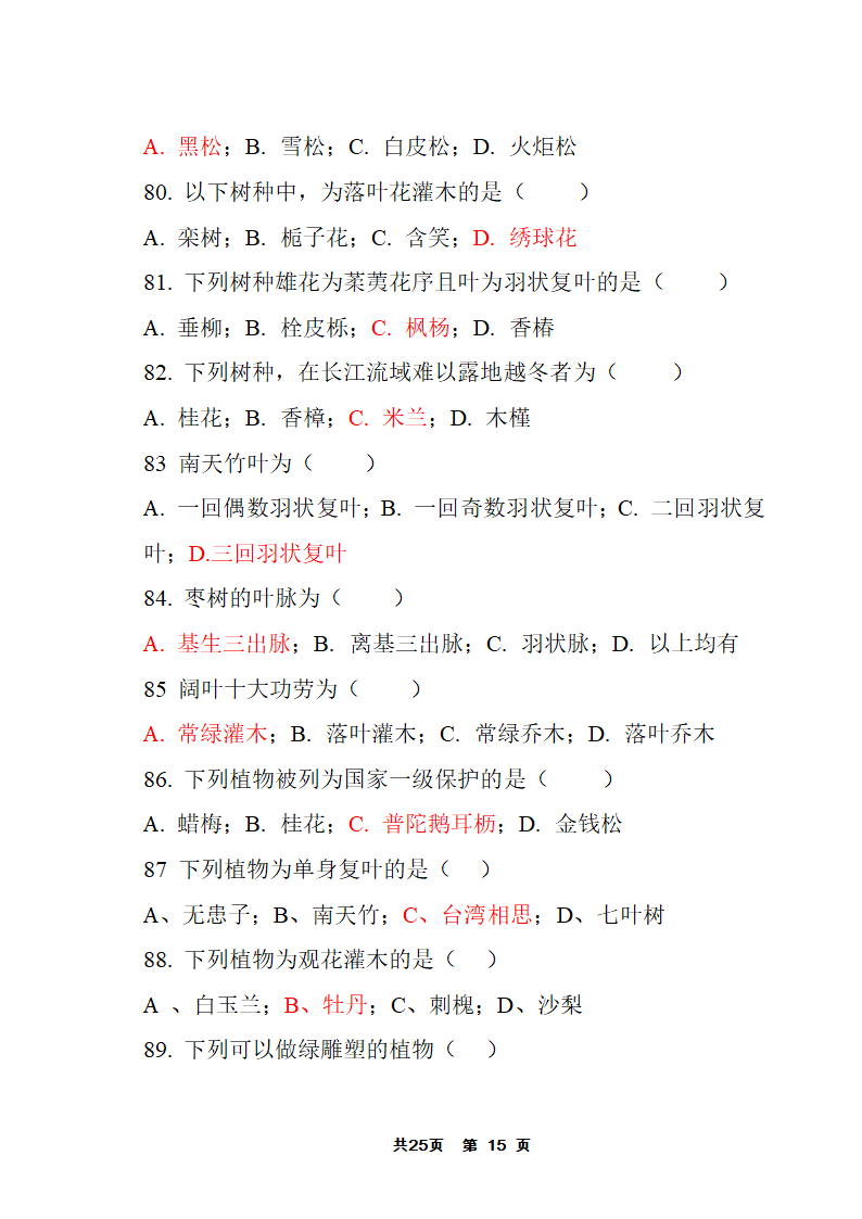 园林树木答案第15页