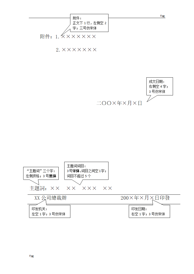 红头文件模板第2页