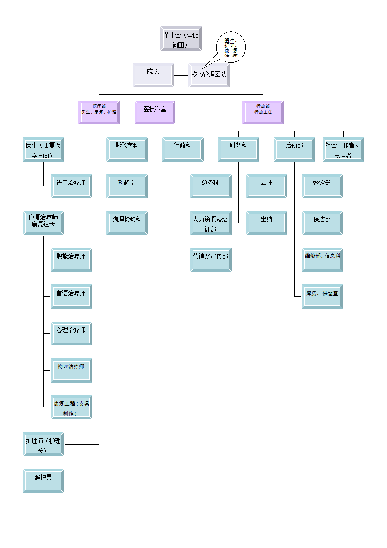 医疗组织架构