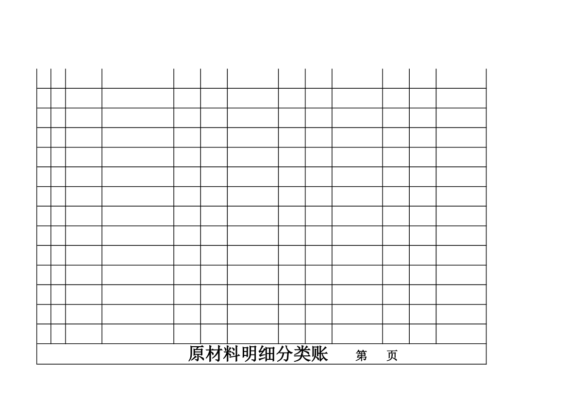 原材料明细账第2页