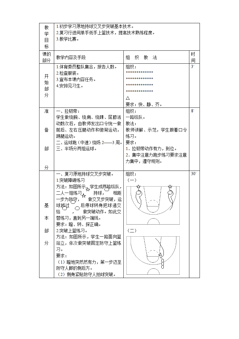 篮球教案第27页