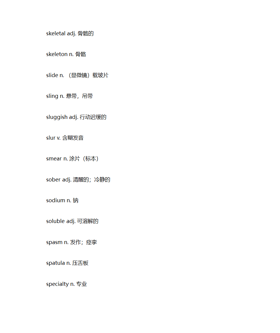 医学词汇第7页