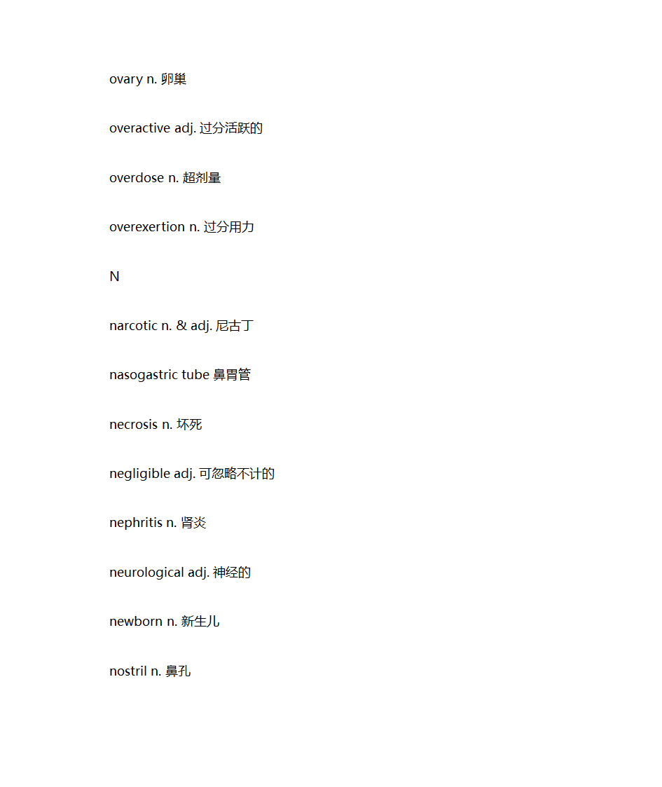 医学词汇第18页