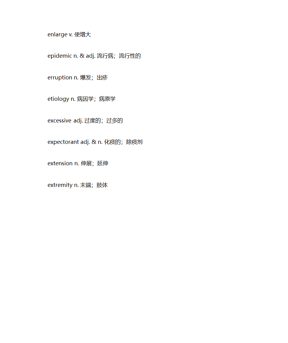 医学词汇第28页