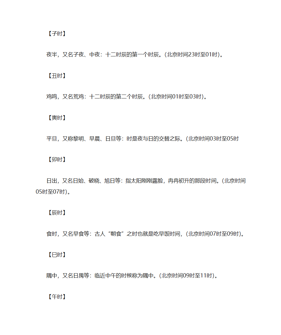 古代时间表第2页