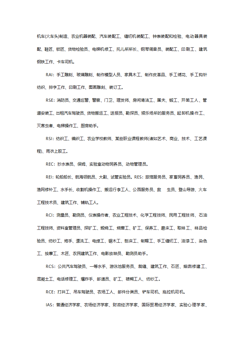 霍兰德职业倾向测评完整的测评量表及常模.doc第16页