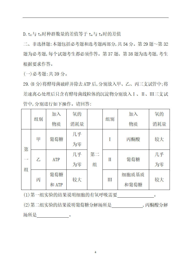 6高中生物二轮复习：高考仿真冲刺卷六（含答案详解）.doc第4页