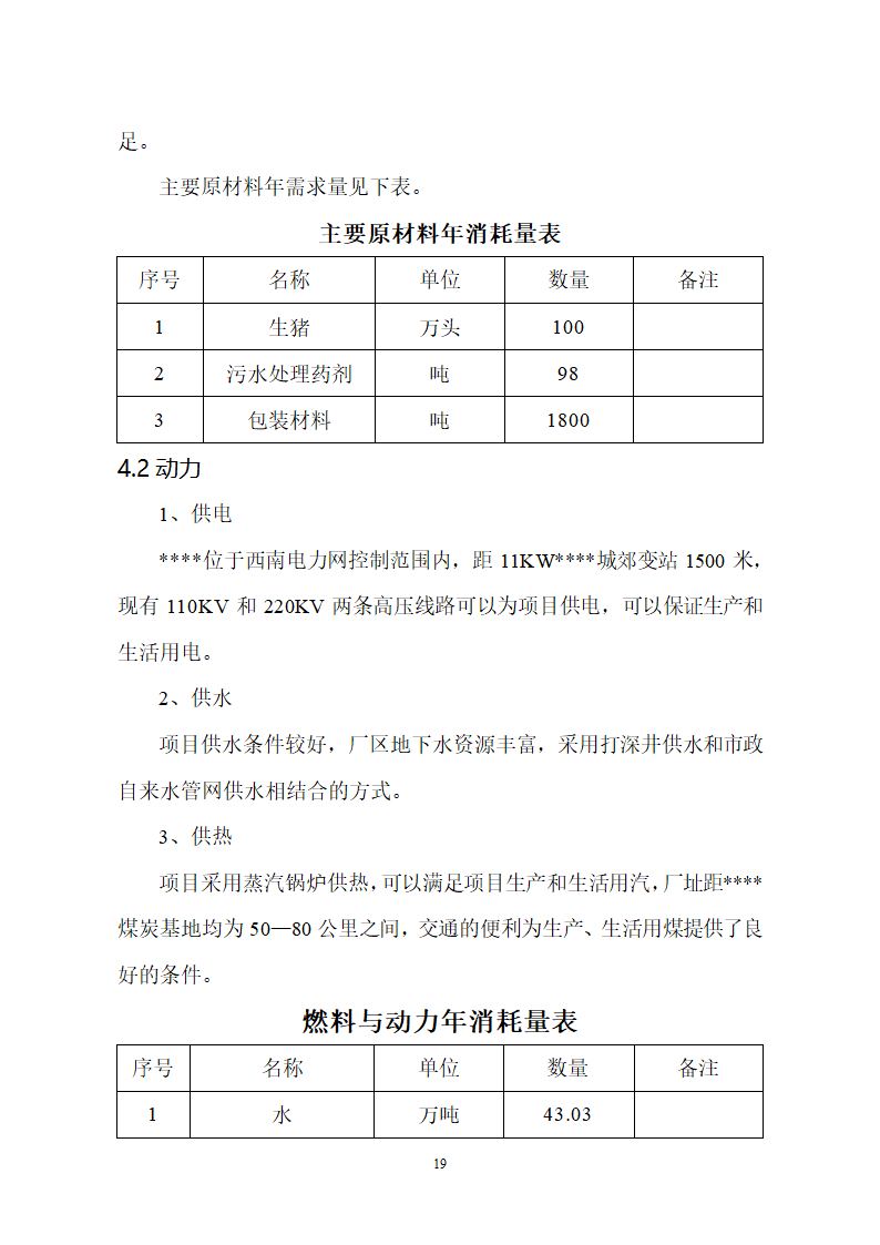 生猪屠宰及加工项目可行性报告.doc第19页