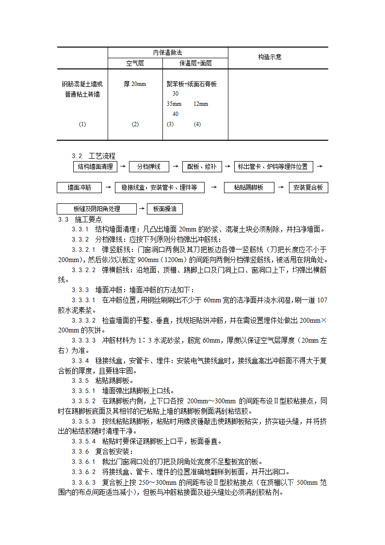 纸面石膏聚苯复合板外墙内保温墙面施工工艺.doc第2页