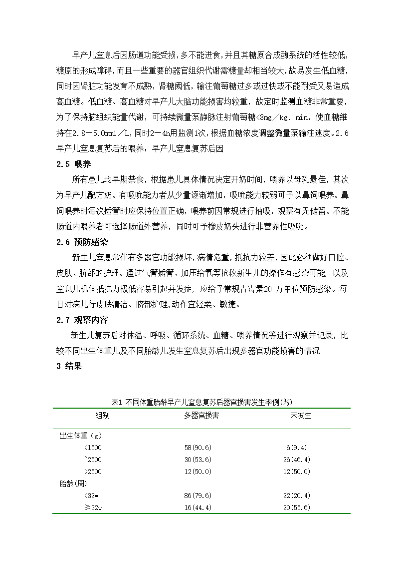 护理论文 早产儿窒息复苏后观察.doc第4页