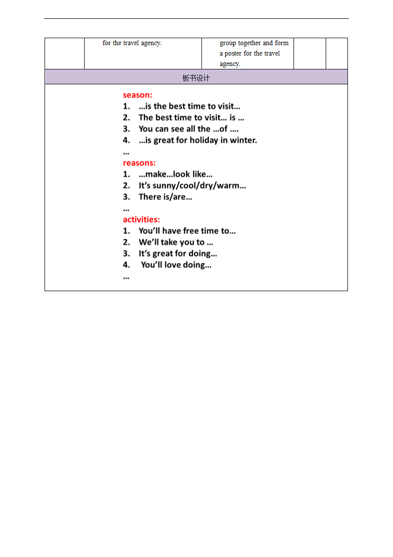 初中英语北师大版七年级下册《Unit4 Communication Workshop》教案.docx第4页