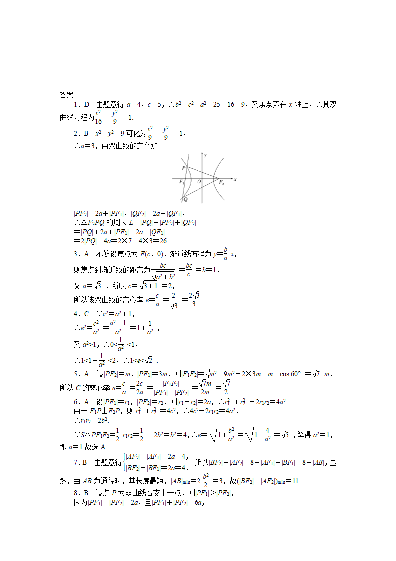 高考数学一轮复习——双曲线（Word含解析）.doc第4页