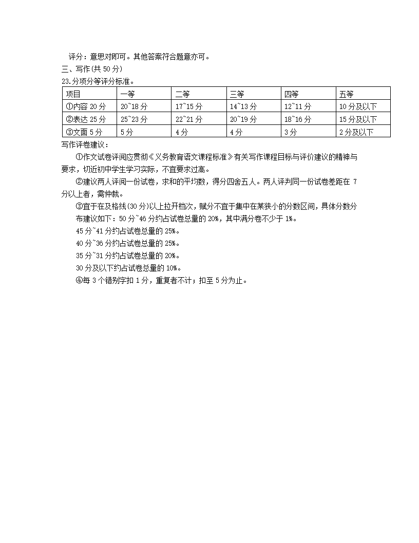 山东省东营市2022年初中学业水平考试语文模拟试题9（含答案）.doc第11页