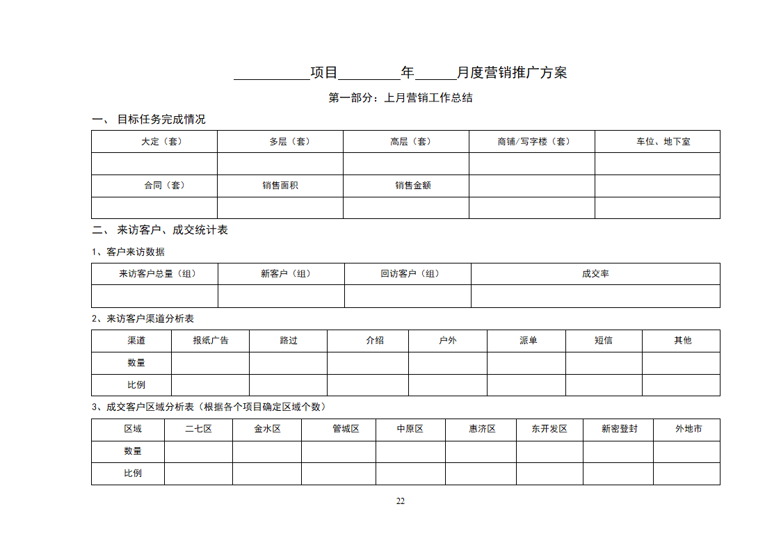 房地产销售常用表格全套.doc第22页