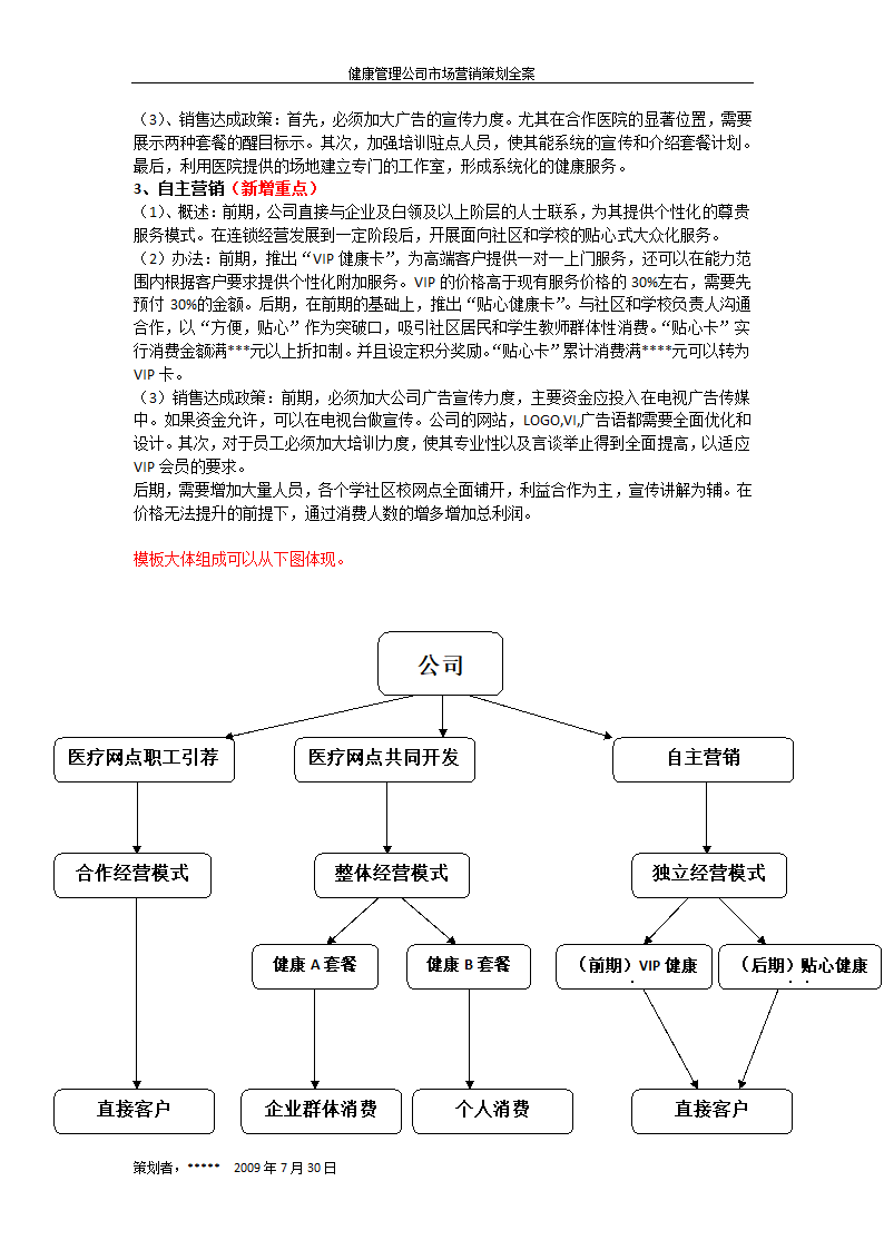 健康管理公司市场营销策划书全案.doc第3页