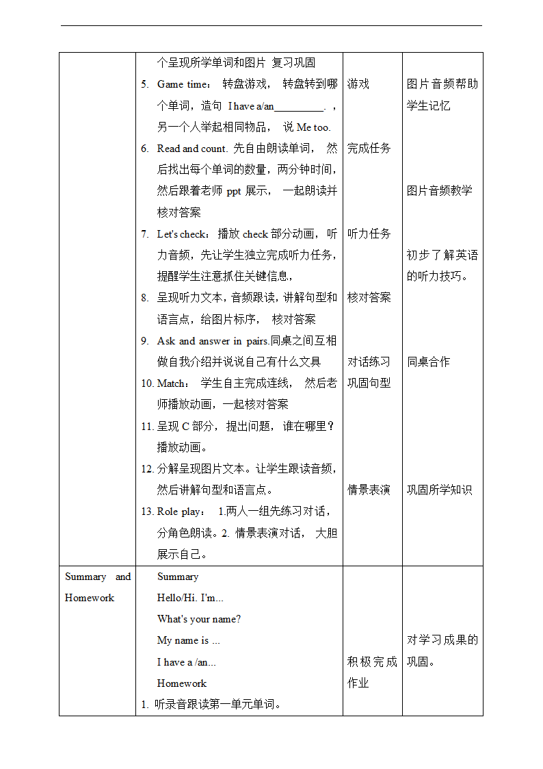 小学英语人教版三年级上册《Unit 1 Hello PB start to read PC》教案.docx第2页