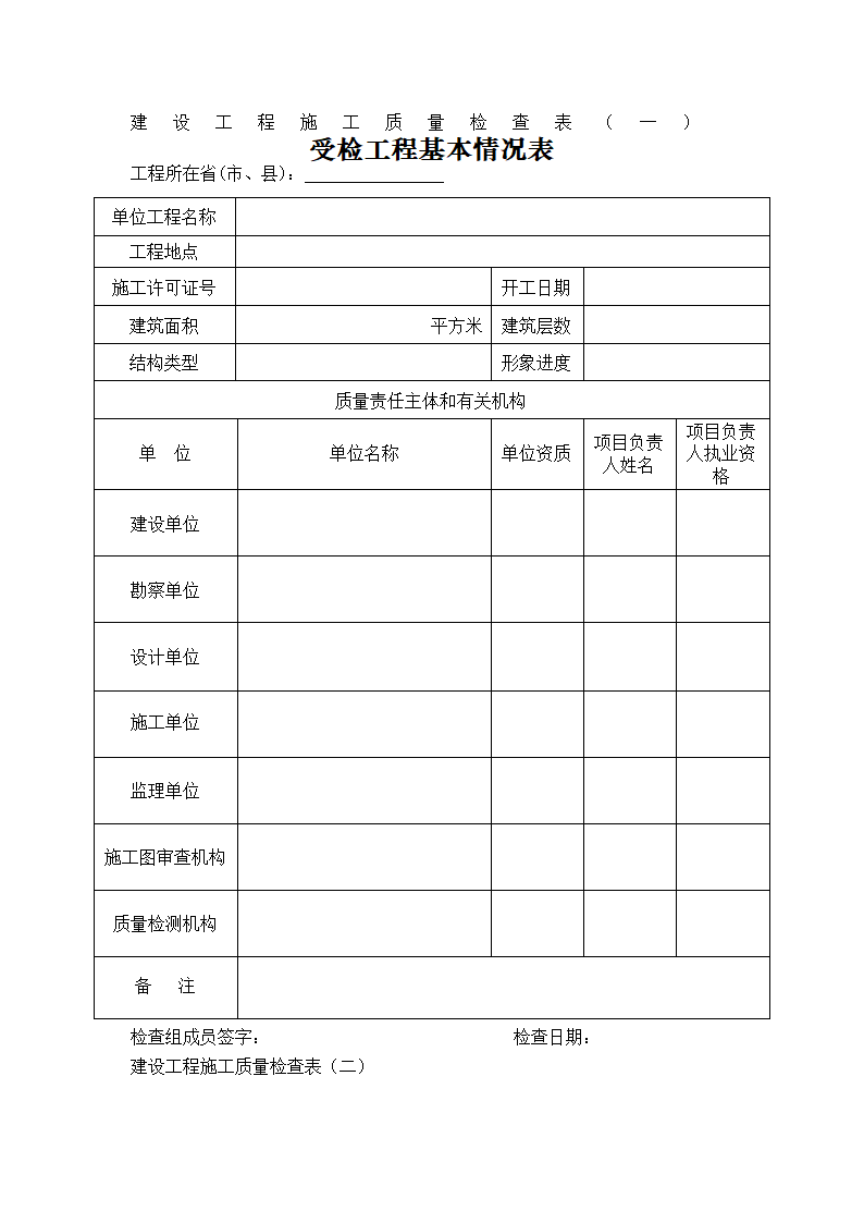 国检检查表第1页