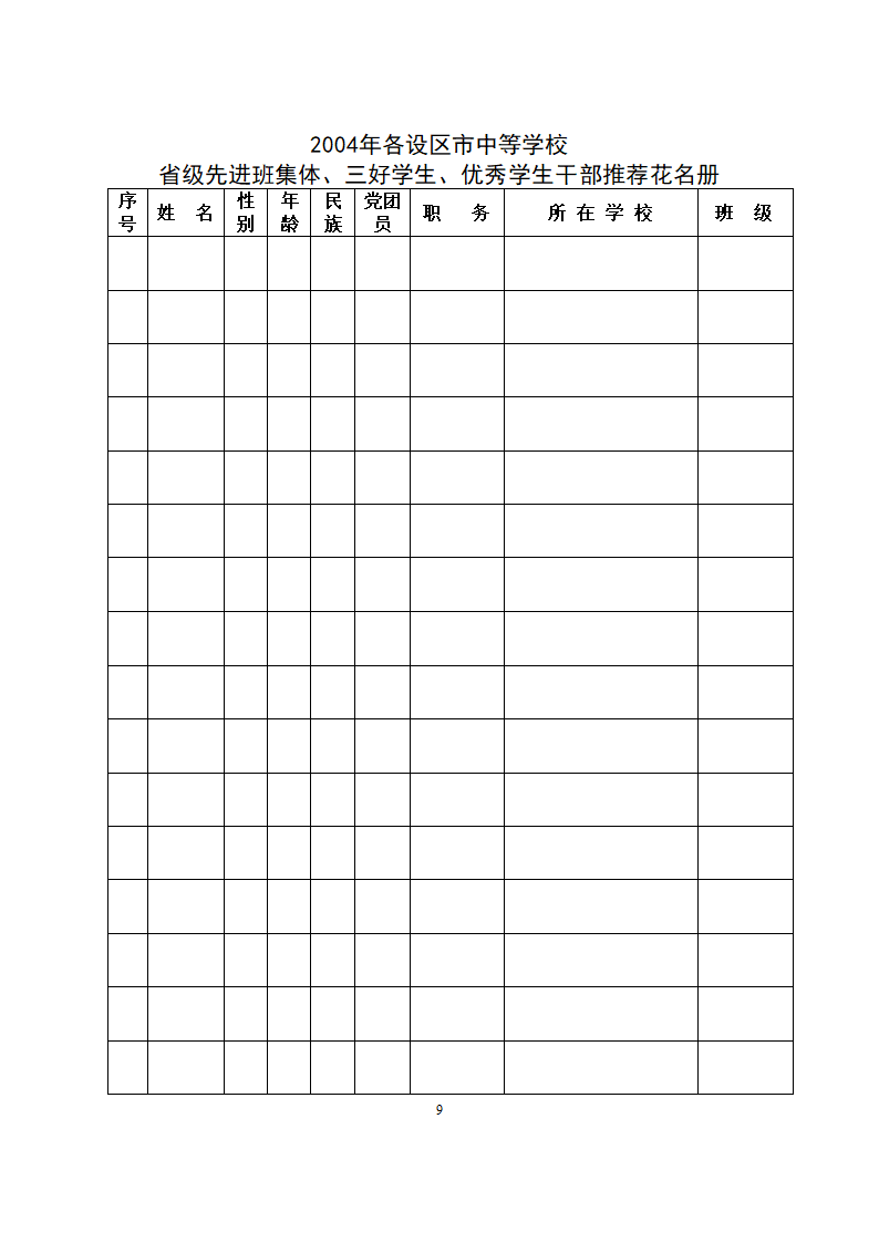 红头文件模板第9页