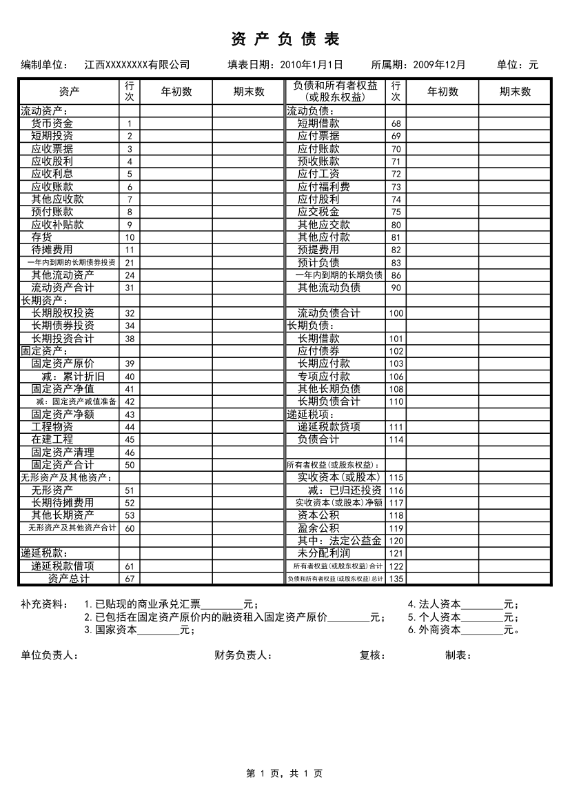 财务记账第1页