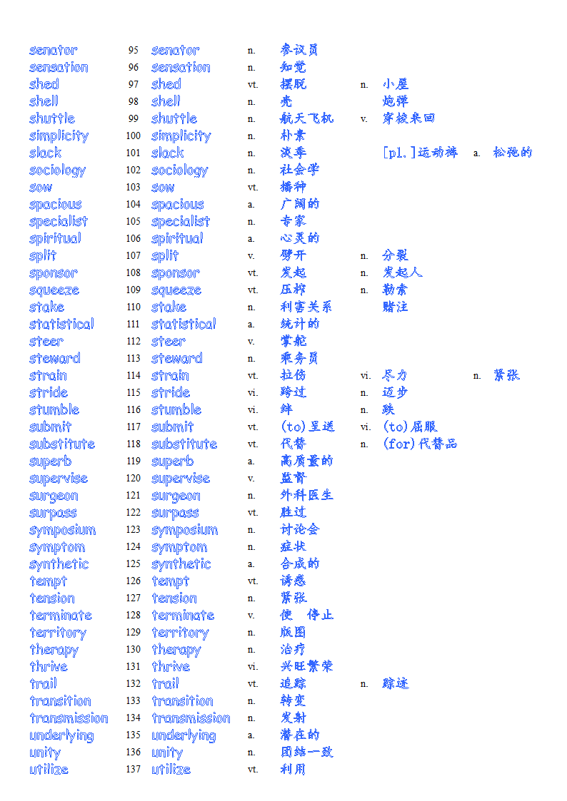 单词字帖9第2页