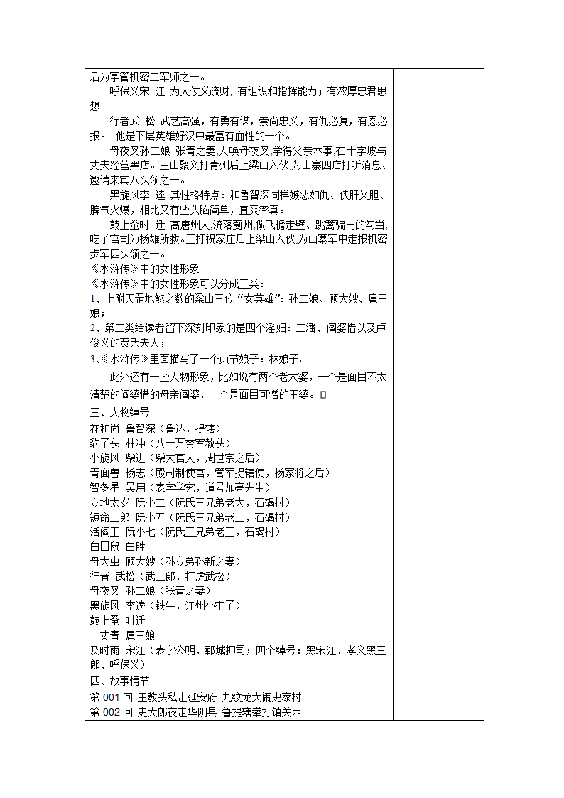 水浒传教案第2页