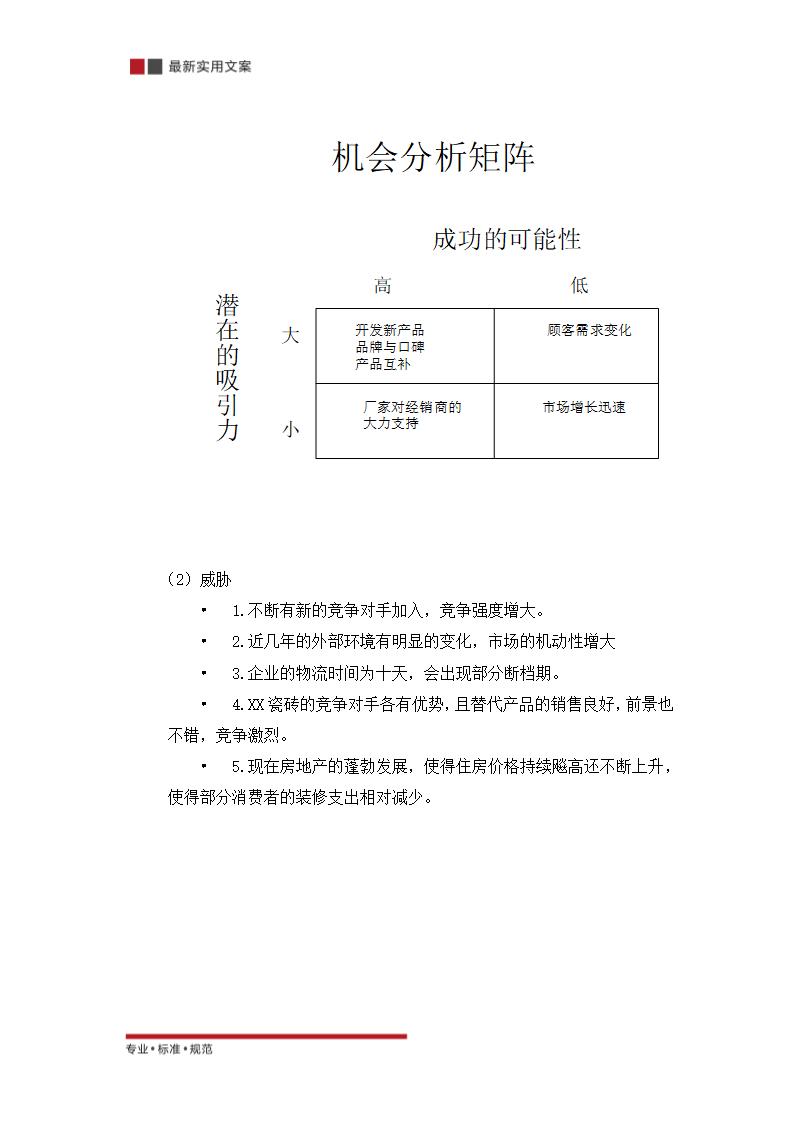 XX瓷砖孝感市场推广策划（实用文案）.doc第6页