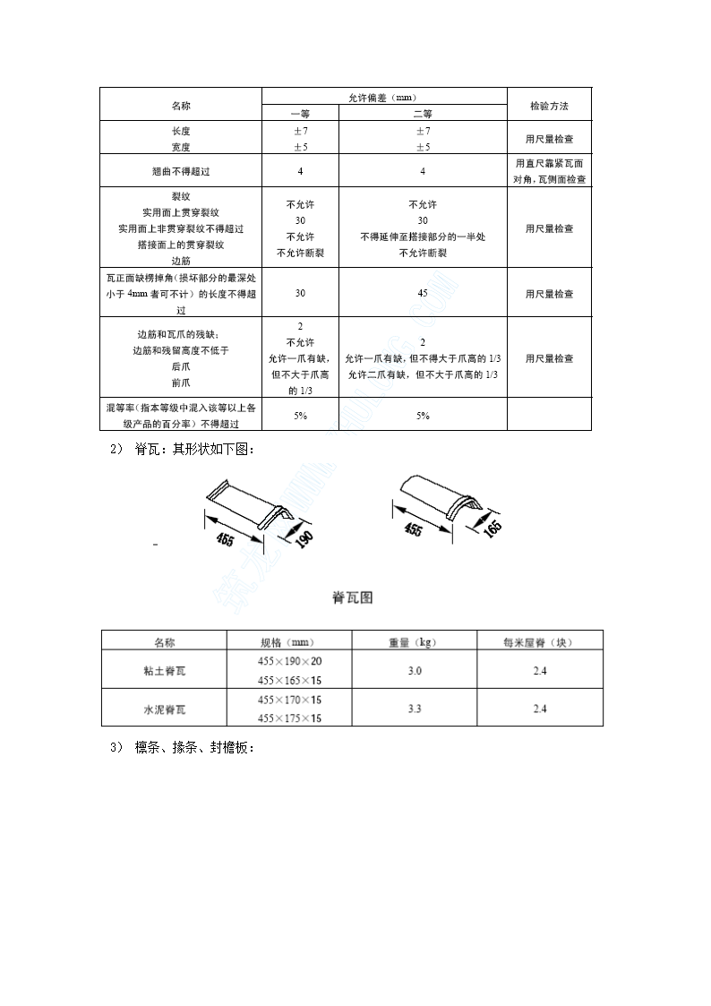 平瓦屋面施工工艺标准.doc第2页