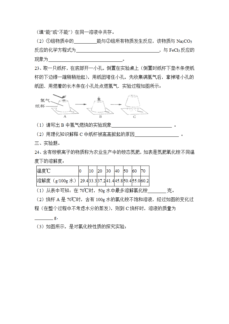 2023年中考人教化学第11单元 盐 化肥一轮夯基题附答案.doc第5页