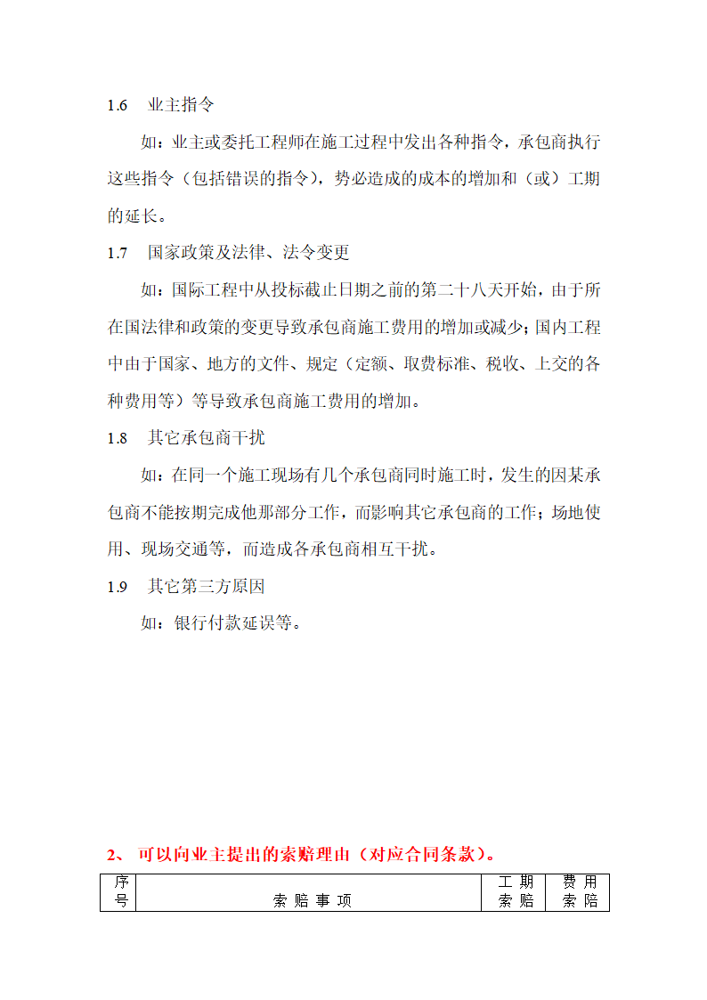 变更签证索赔流程及证据收集.doc第6页